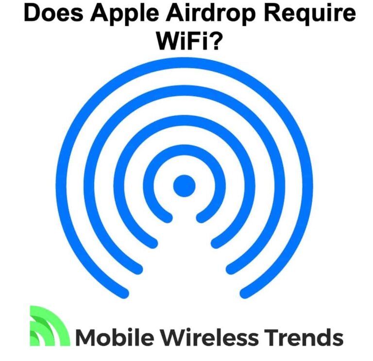 Does Apple Airdrop Require WiFi?