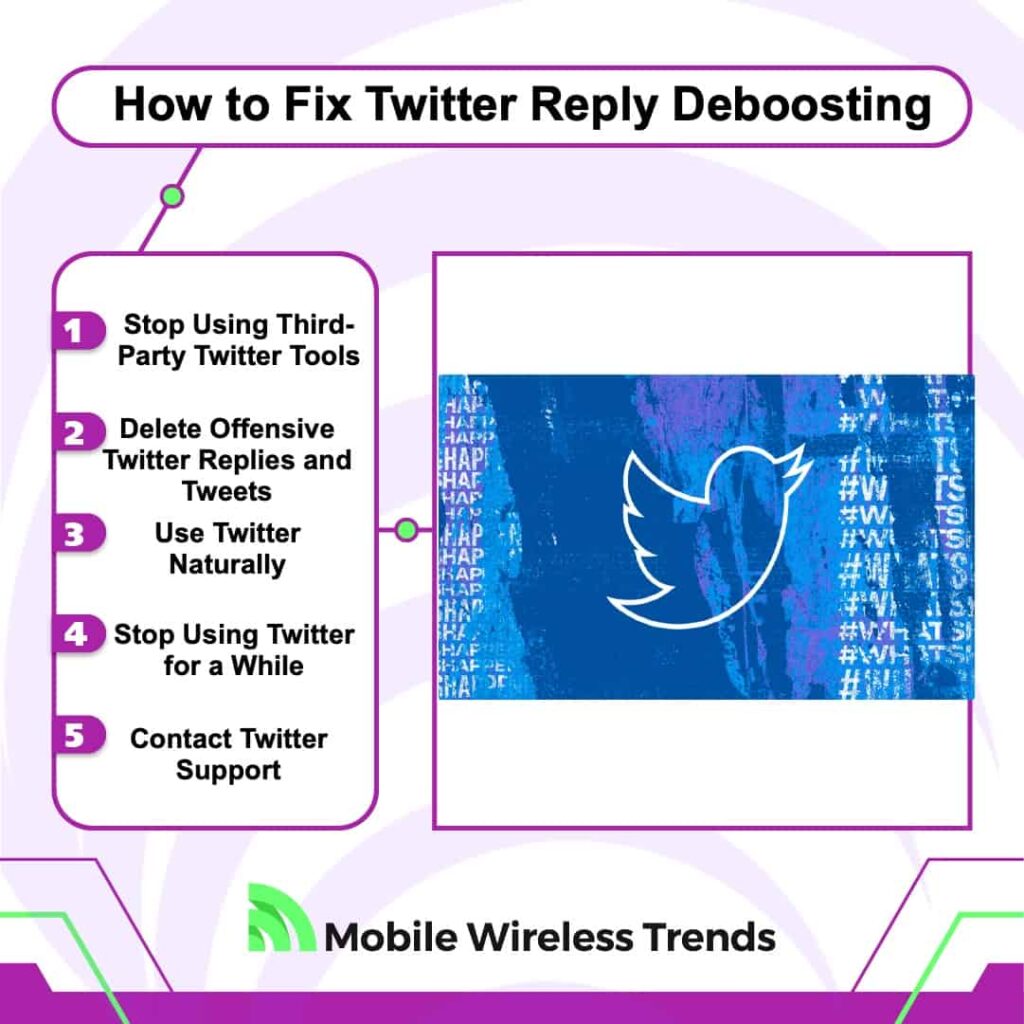 how to fix twitter reply deboosting