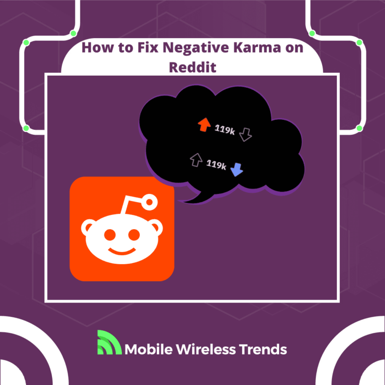how to fix negative Karma on Reddit