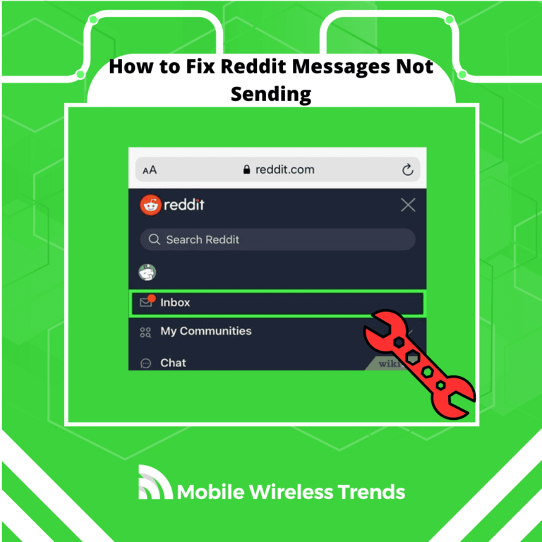 how to fix Reddit messages not sending