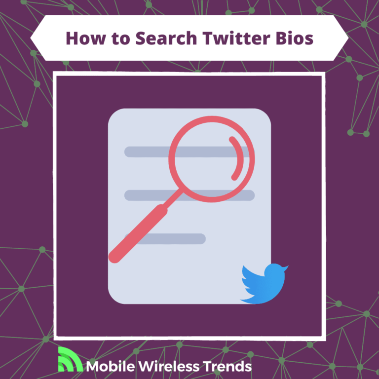 how to search Twitter account by bio
