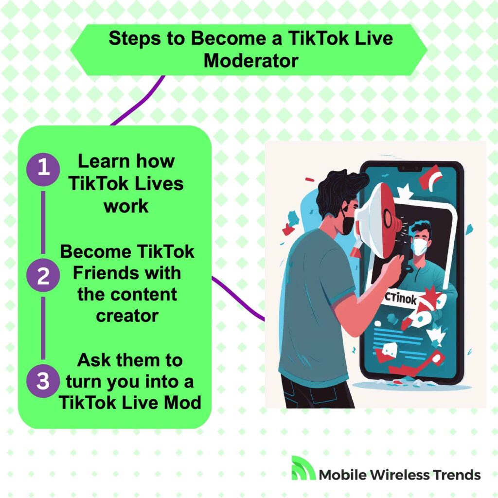 how to become tiktok live moderator