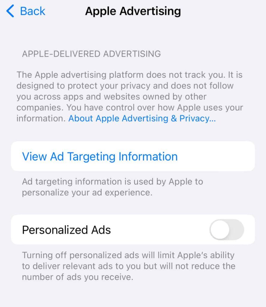 how to turn off twitter ads on iphone