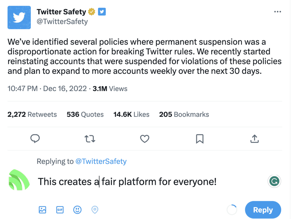 twitter safety december