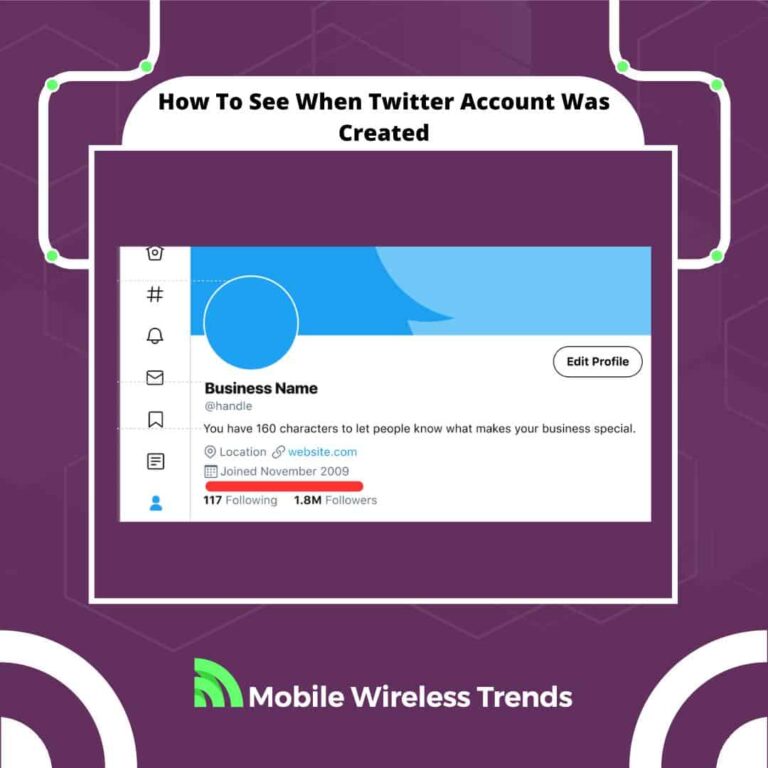 how to see when Twitter account was created