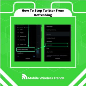 how to stop Twitter from refreshing