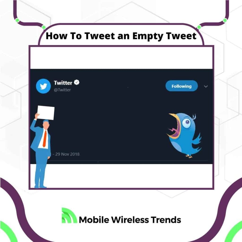 how to Tweet and empty Tweet