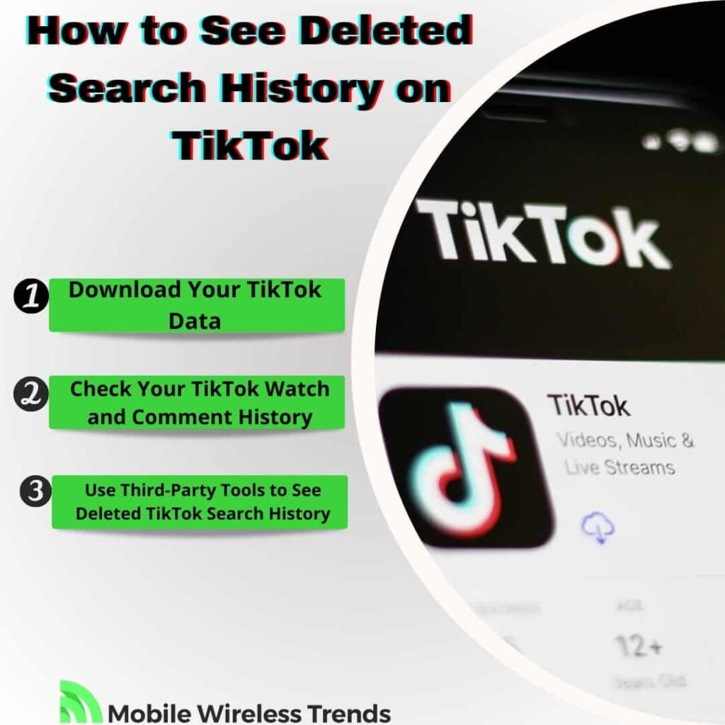 How to See Deleted Search History on TikTok