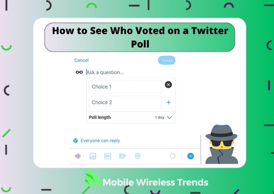 how to see who voted on a Twitter Poll