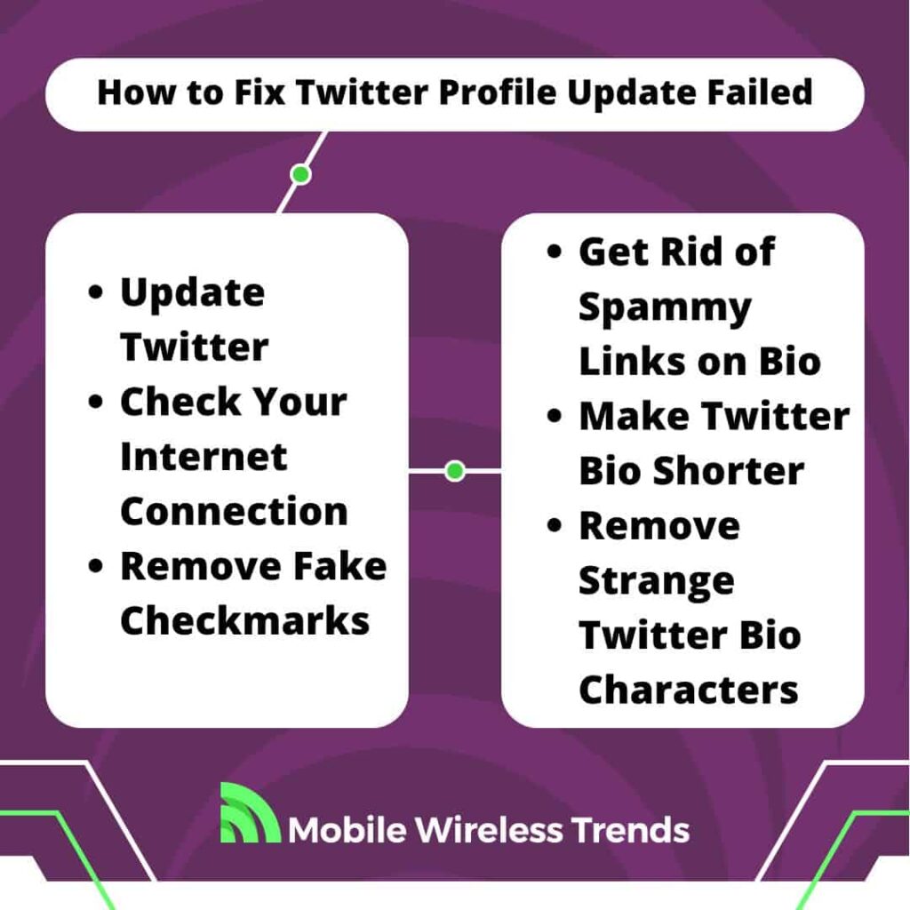 how to fix twitter profile update failed android ios