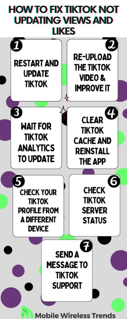 How to Fix TikTok Not Updating Views and Likes