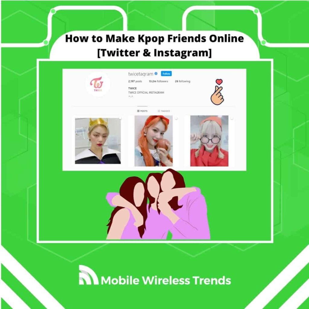 how to make Kpop friends on social media