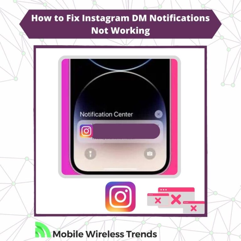 how to fix instagram dm notifications not working