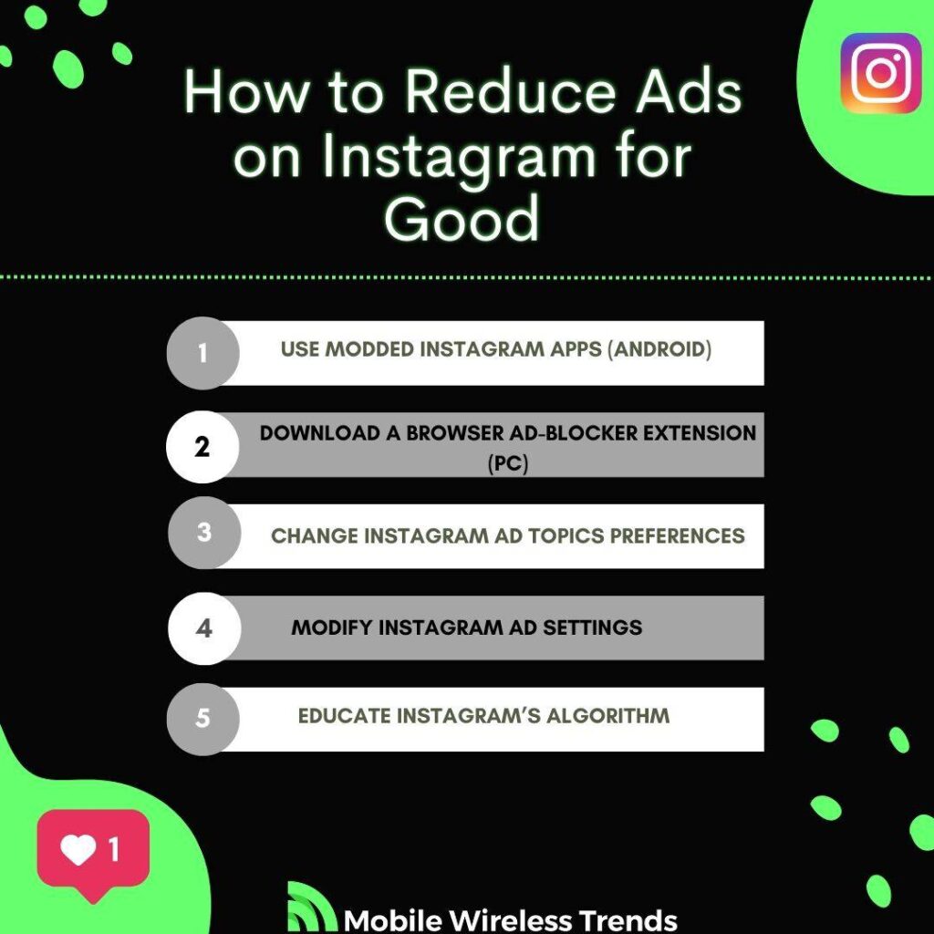 How to Reduce Ads on Instagram for Good