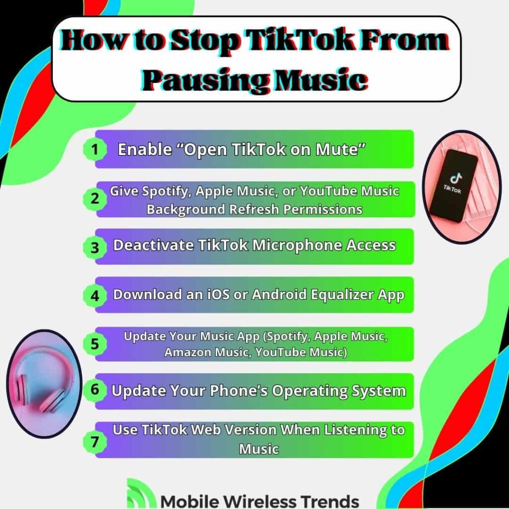 Stop TikTok From Pausing Music