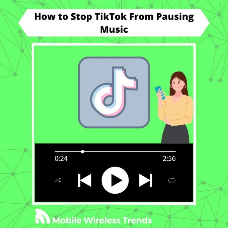 how to stop TikTok from pausing music