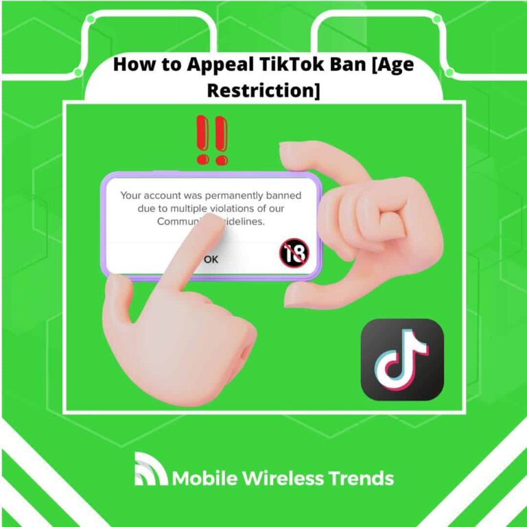 how to appeal TikTok ban age restriction
