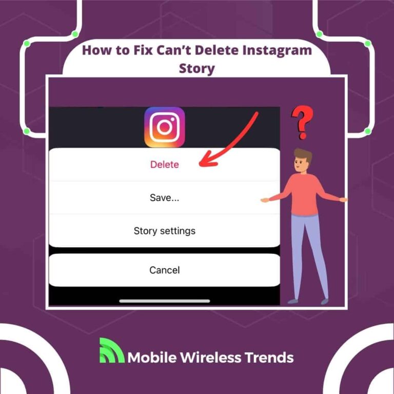how to fix can’t delete Instagram story