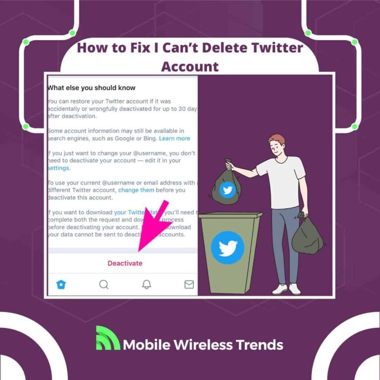 how to fix I can’t delete Twitter account