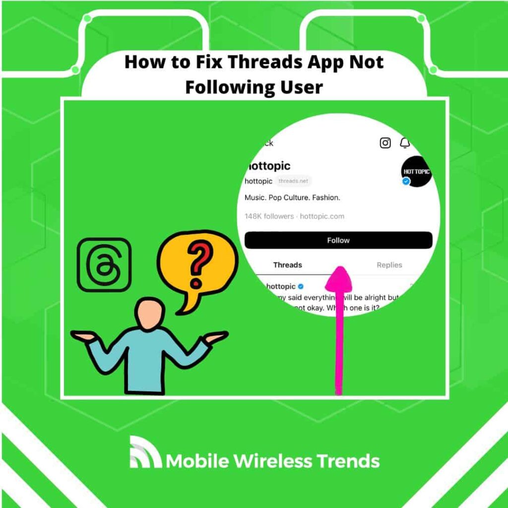 how to fix Threads app not following