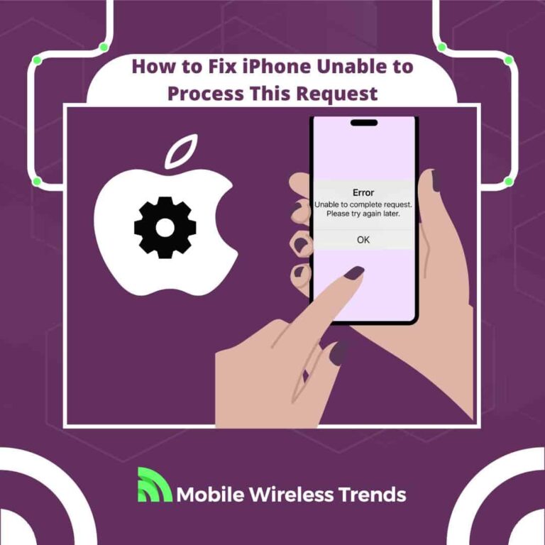 How to Fix iPhone Unable to Process This Request error