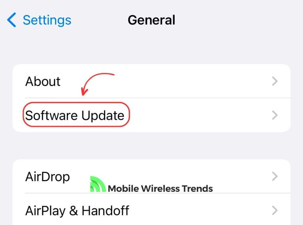 update iphone firmware to fix error