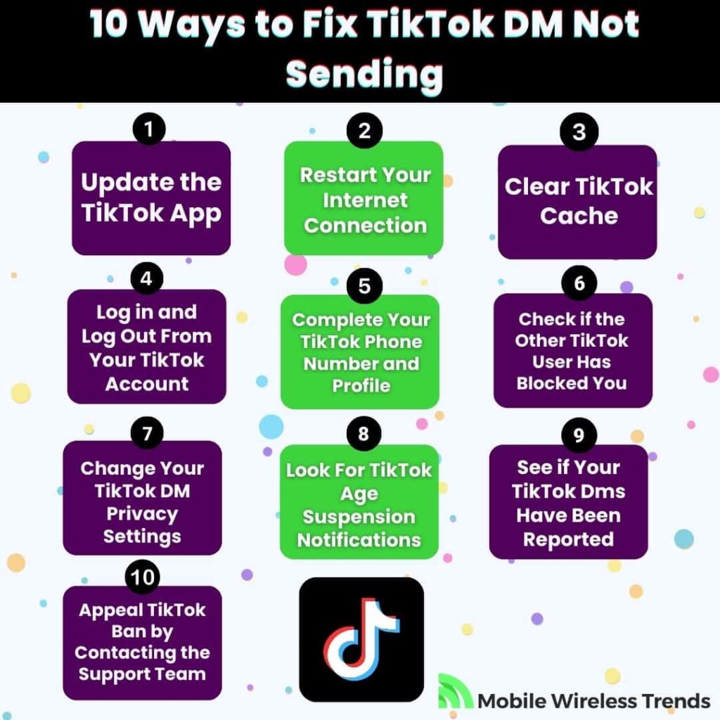 10 Ways to Fix TikTok DM Not Sending