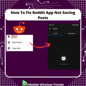 how to fix Reddit not saving posts