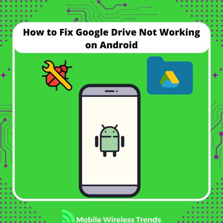 how to fix Google Drive not working on Android