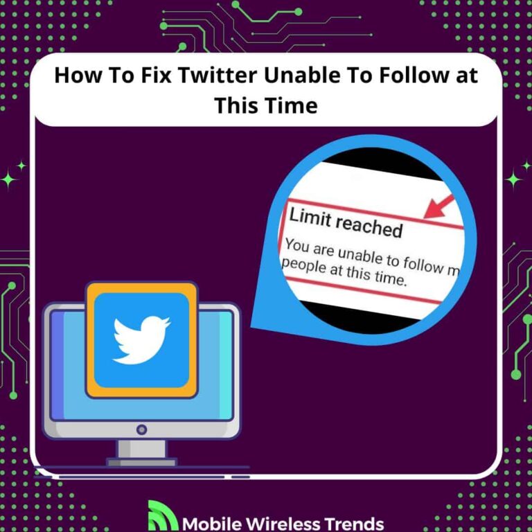 how to fix Twitter Unable to Follow at This Time